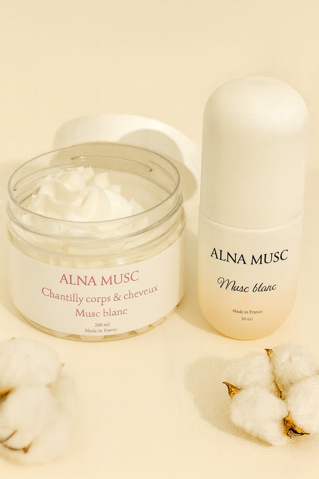 Kit chantilly & musc blanc